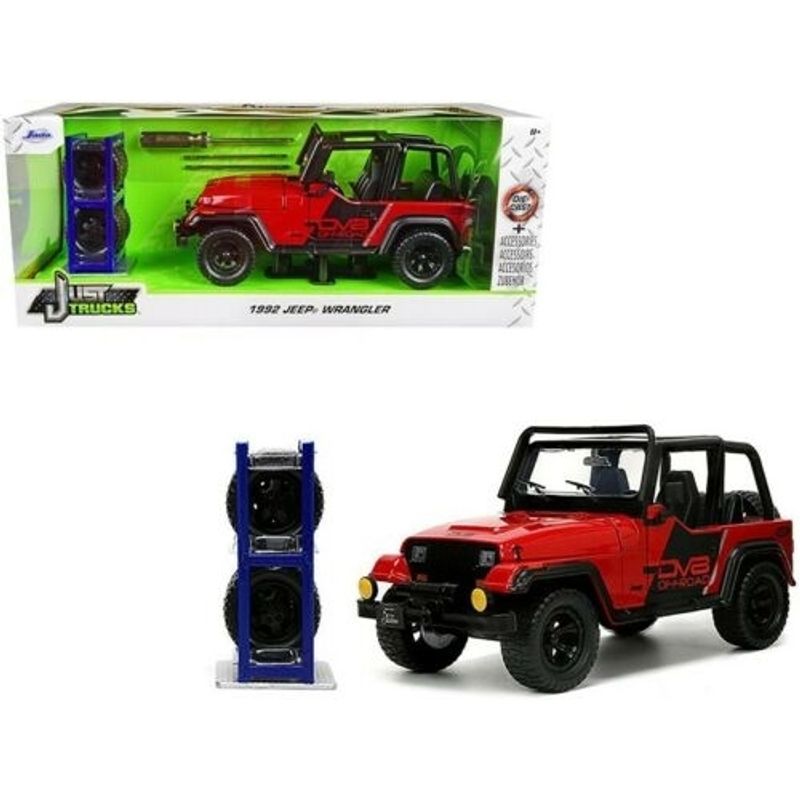 GENERICO - JADA 33851 1:24 JT 1992 JEEP WRANGLER W RACK