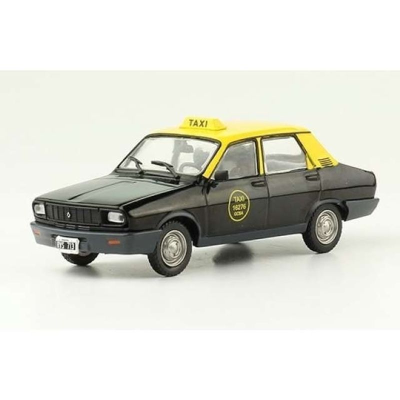 GENERICO - MAGAZINE SER17 1994 RENAULT 12 TL TAXI GCBA, BLACK YELLOW