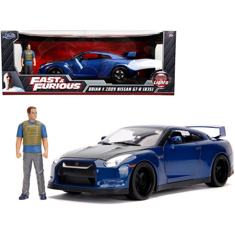 GENERICO - JADA 31142 1:18 FF NISSAN GT R R35 W BRIAN FIGURE