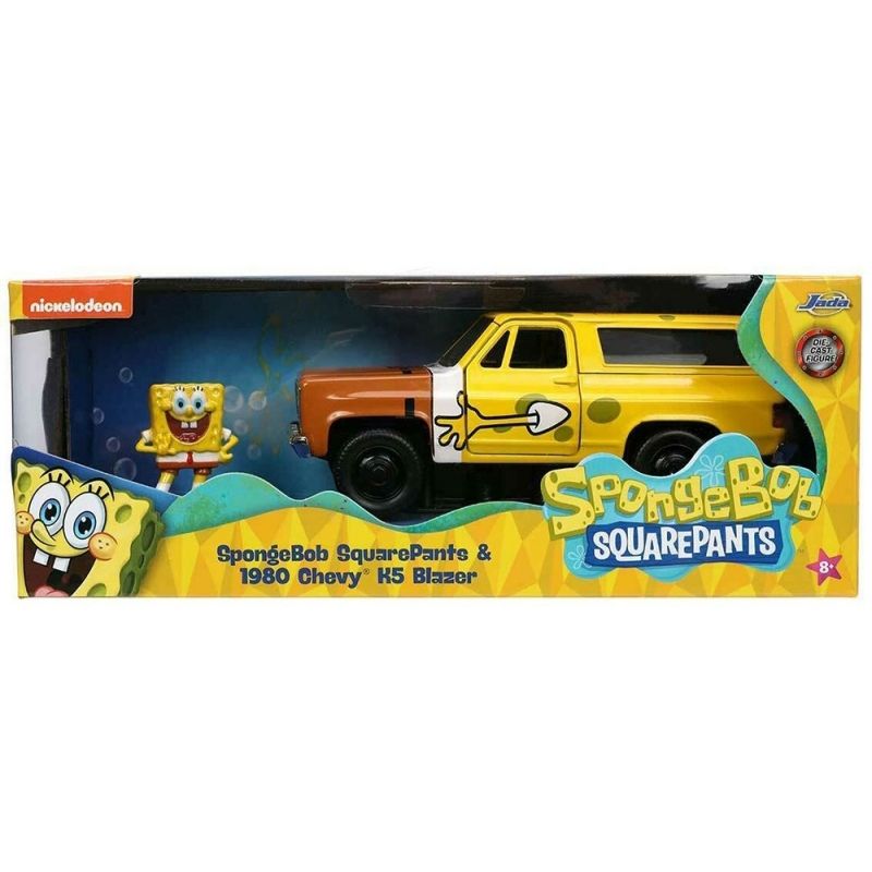 GENERICO - JADA 31798 1-32 HWR 80 CHEVY K5 BLAZER W SPONGEBOB BOB