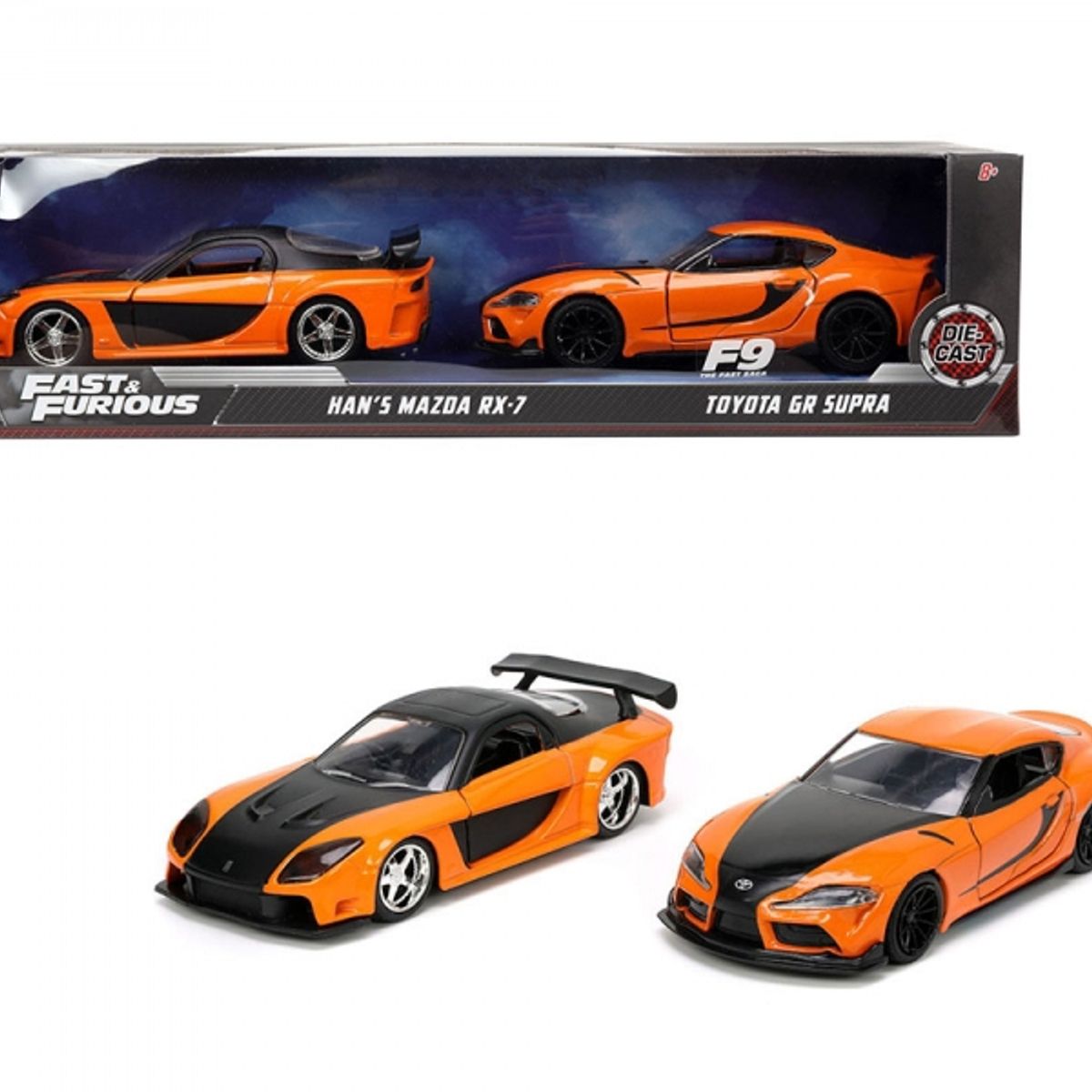 GENERICO - JADA 32910 1:32 FAST AND FURIOUS TWIN PACKS