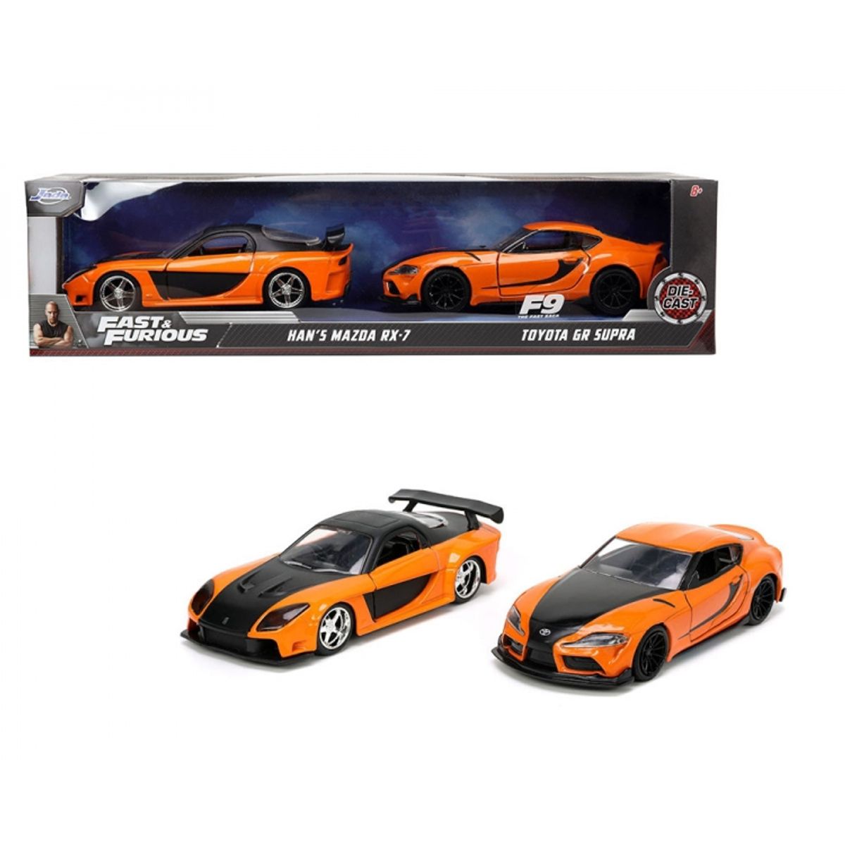 GENERICO - JADA 32910 1:32 FAST AND FURIOUS TWIN PACKS