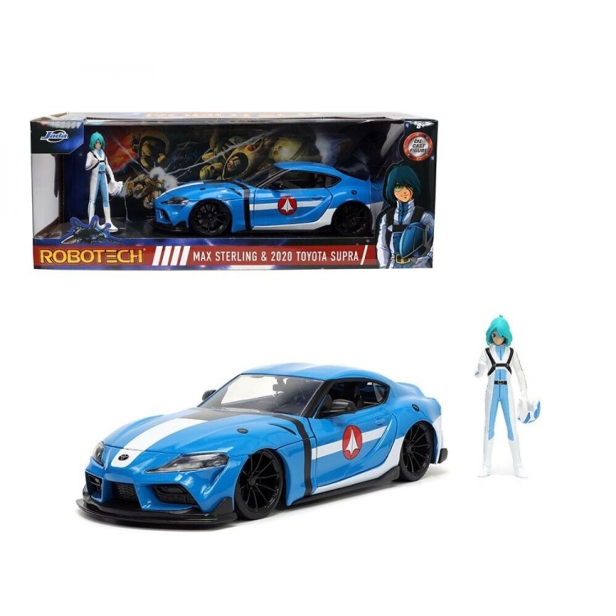 GENERICO - JADA 33676 1-24 ROBOTECH 2020 TOYOTA SUPRA W MAX STERLING