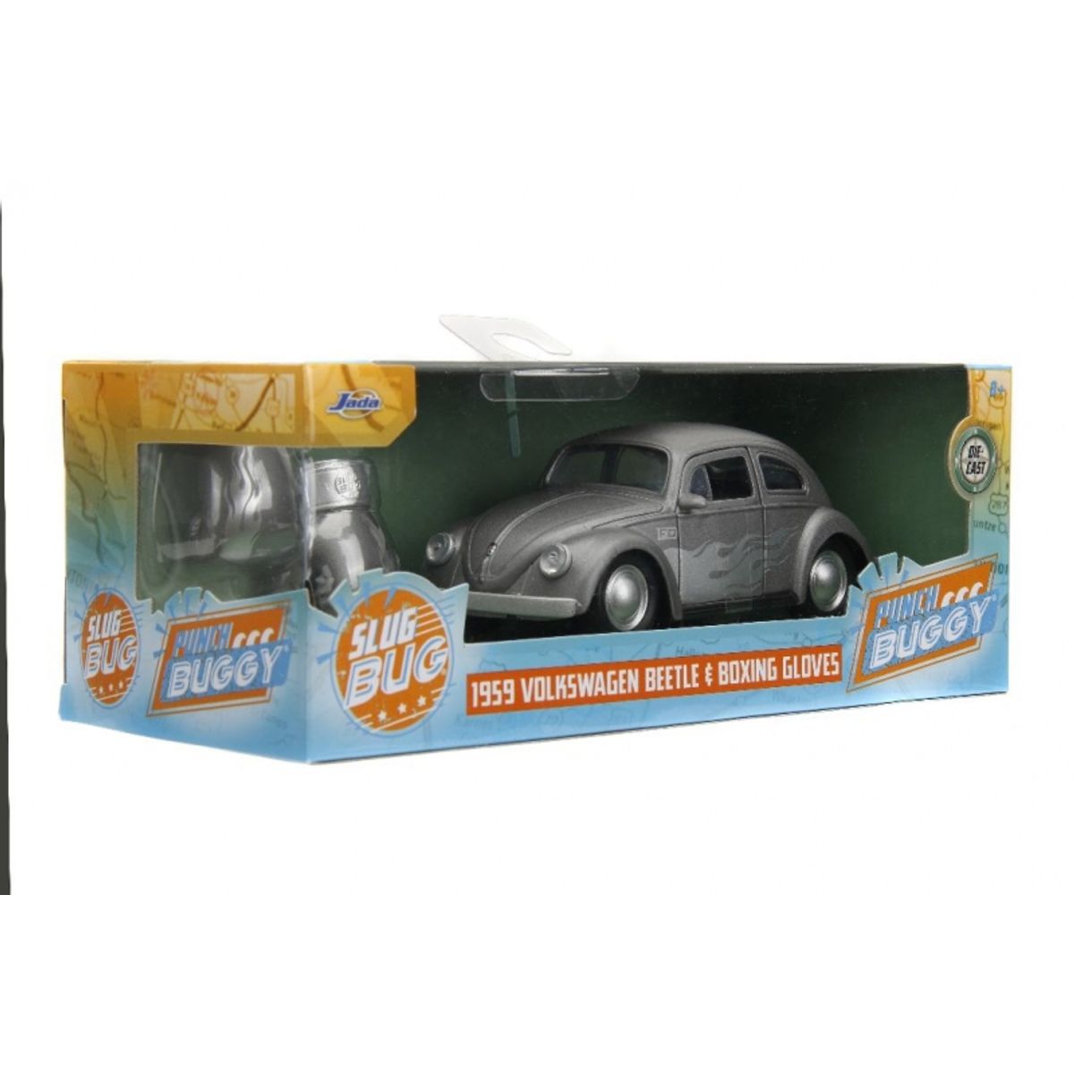 GENERICO - JADA 34235 1-32 1959 VW BEETLE W BOXING GLOVES GRAY