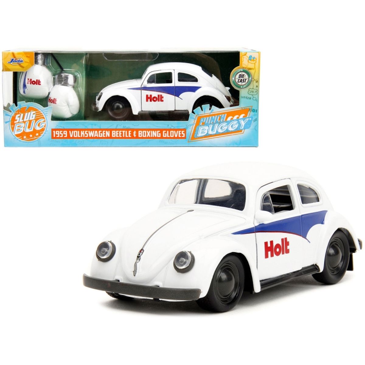 GENERICO - JADA 34237 1-32 1959 VW BEETLE W BOXING GLOVES WHITE