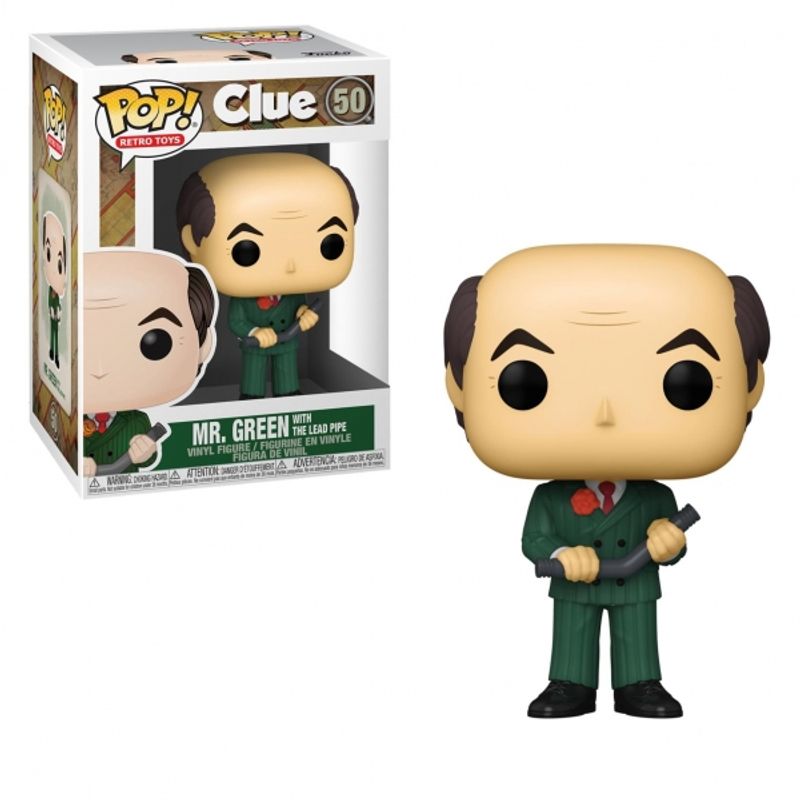 FUNKO - FUNKO 51453 POP VINYL CLUE MR GREEN W LEAD PIPE