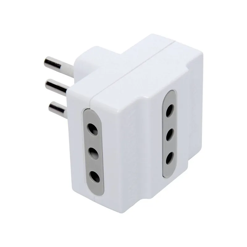 U BUY - 6x  Enchufe Triple Adaptador 3 Entradas Ladrón Corriente 220v Xl