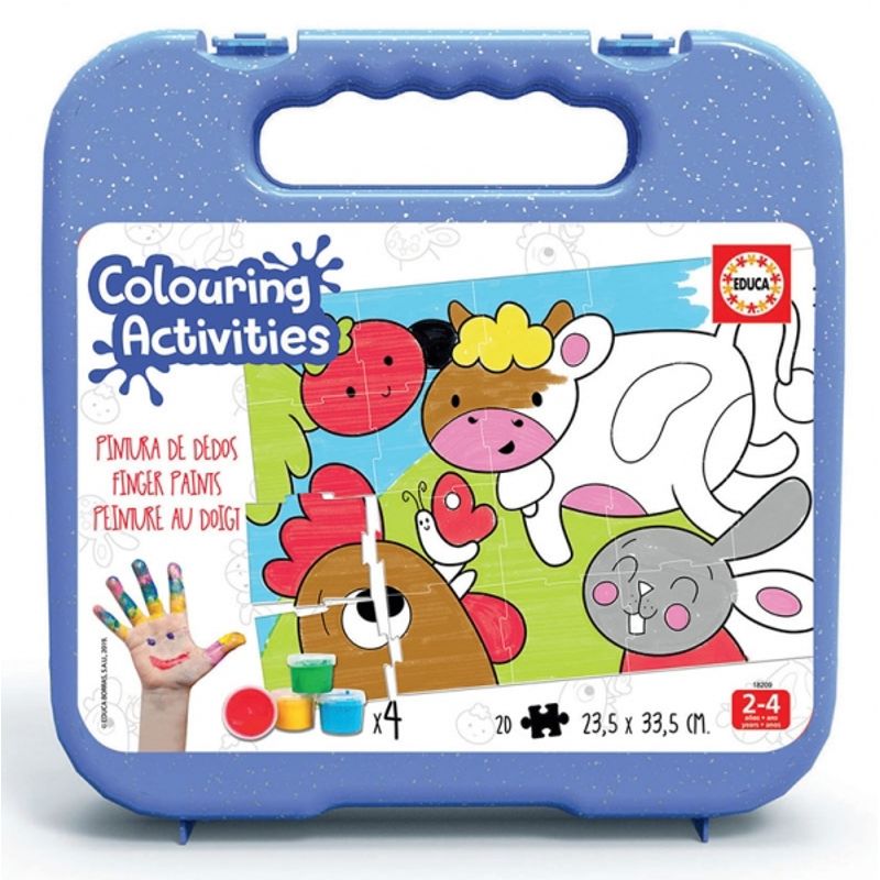 EDUCA - EDUCA 18209 20 ANIMALES DE LA GRANJA COLOURING PUZZLE
