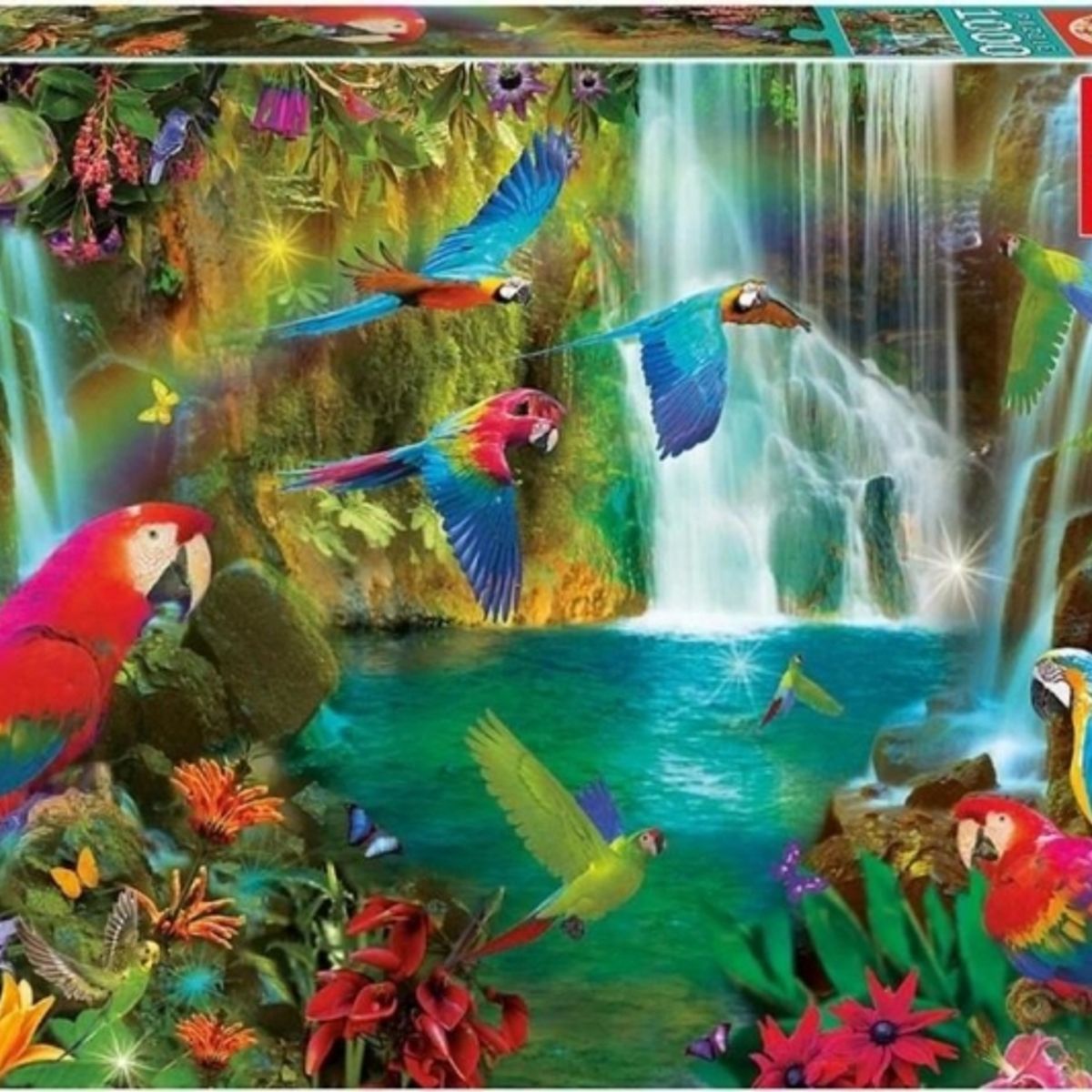 EDUCA - EDUCA 18457 PUZZLE 1000 PIEZAS TROPICAL PARROTS
