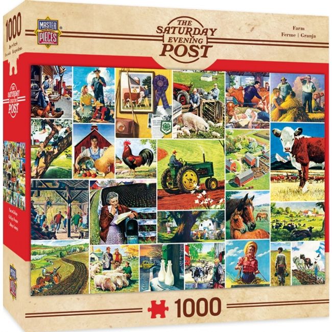 GENERICO - MASTERPIECES 71808 FARMLAND COLLAGE PUZZLE 1000 PIEZAS