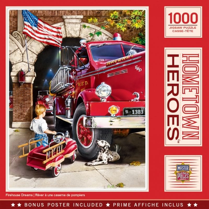 GENERICO - MASTERPIECES 72066 FIREHOUSE DREAMS PUZZLE 1000 PIEZAS