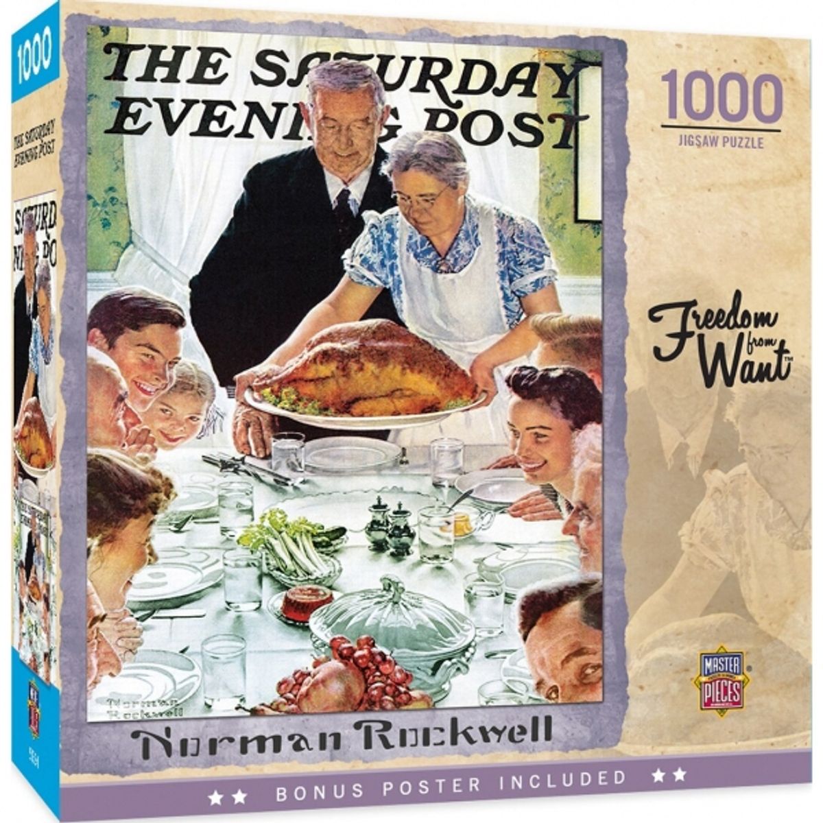 GENERICO - MASTERPIECES 72067 FREEDOM FROM WANT PUZZLE 1000 PIEZAS