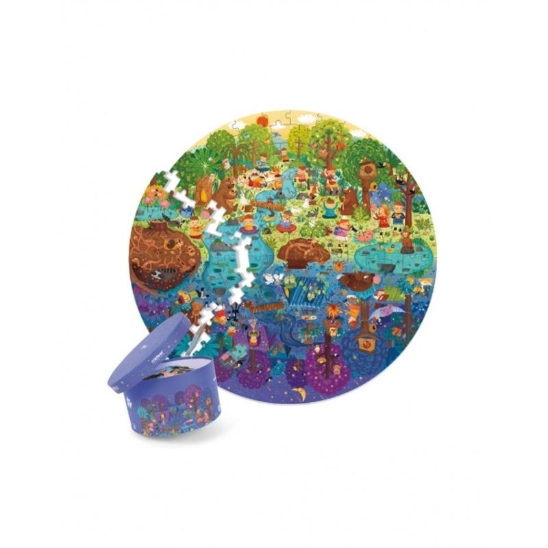 MIDEER - MIDEER MD3075 ROUND PUZZLE A DAY IN THE FOREST 150 PIEZAS