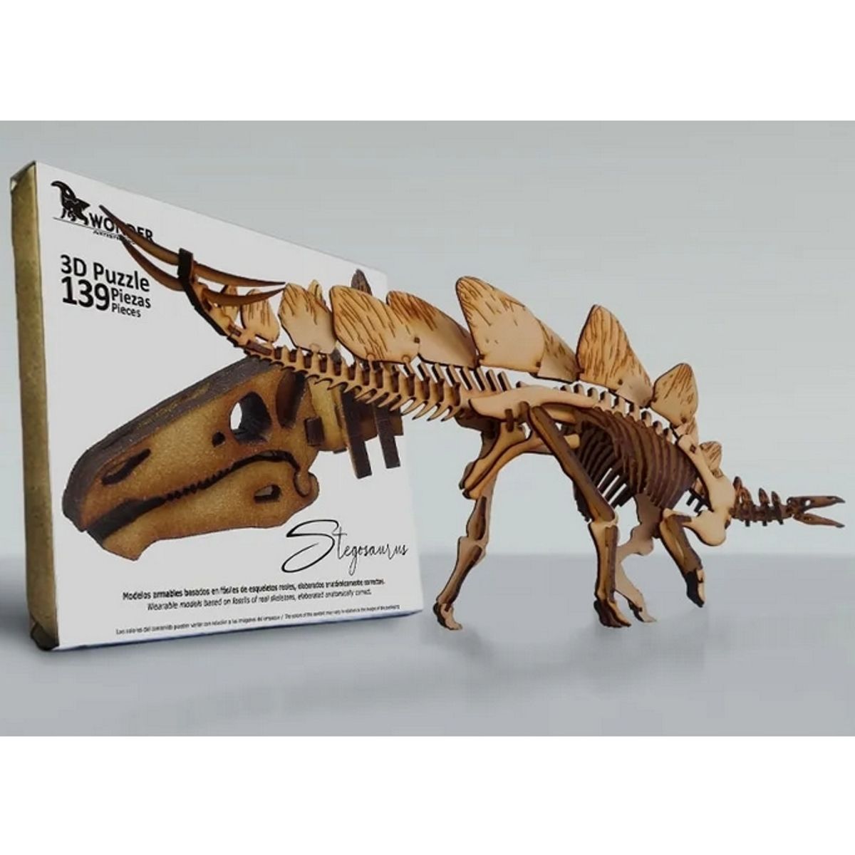 GENERICO - WONDER STEGOSAURUS PUZZLE 3D