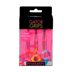 GENERICO - Set Pinzas Framar Cocodrilo Soft Fucsia