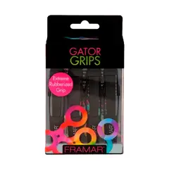 GENERICO - Set Pinzas Framar Cocodrilo Soft Negro