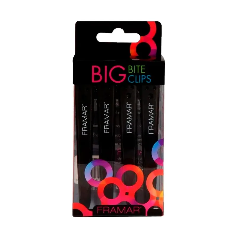 GENERICO - Set Pinzas Framar Cocodrilo Negro
