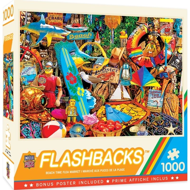 GENERICO - MASTERPIECES 72038 BEACH TIME FLEA MARKET PUZZLE 1000 PIEZAS