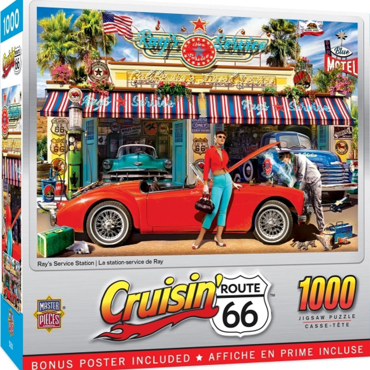 GENERICO - MASTERPIECES 72278 RAYS SERVICE STATION PUZZLE 1000 PIEZAS