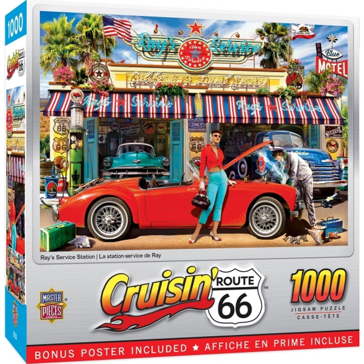 GENERICO - MASTERPIECES 72278 RAYS SERVICE STATION PUZZLE 1000 PIEZAS