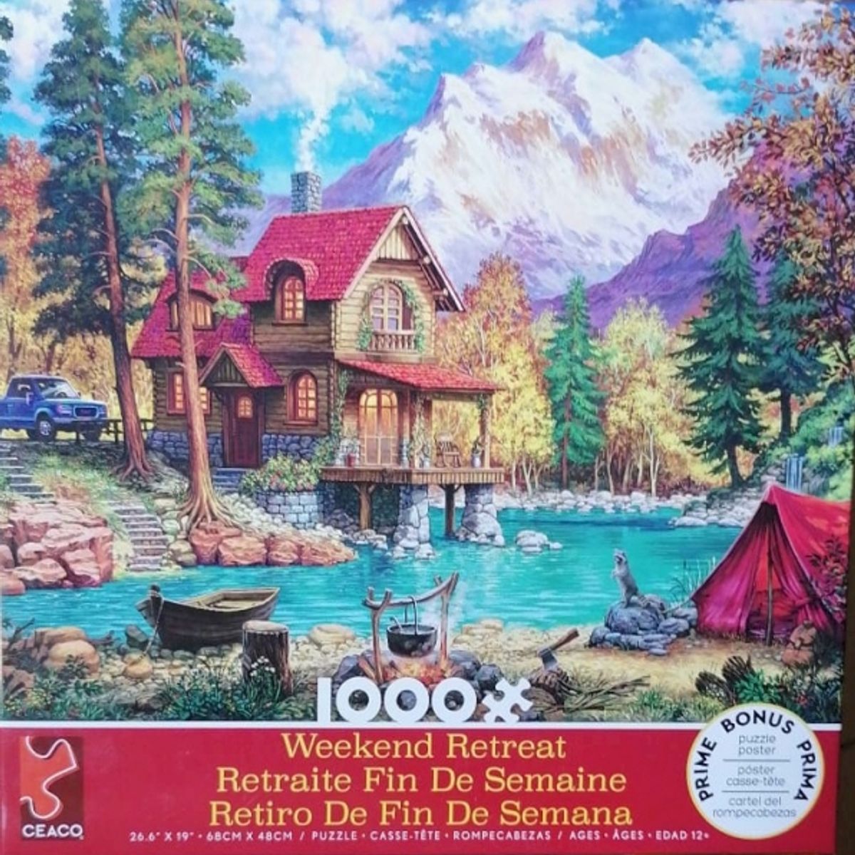 GENERICO - CEACO 3159.7 WEEKEND RETREAT PUZZLE 1000 PIEZAS ASST