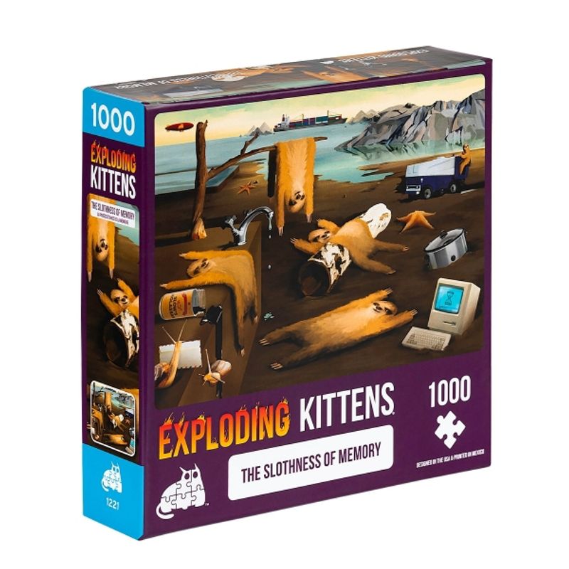 GENERICO - EXPLODING KITTENS PSLOTH 1K 6 EXPLODING KITTENS SLOTHNESS OF