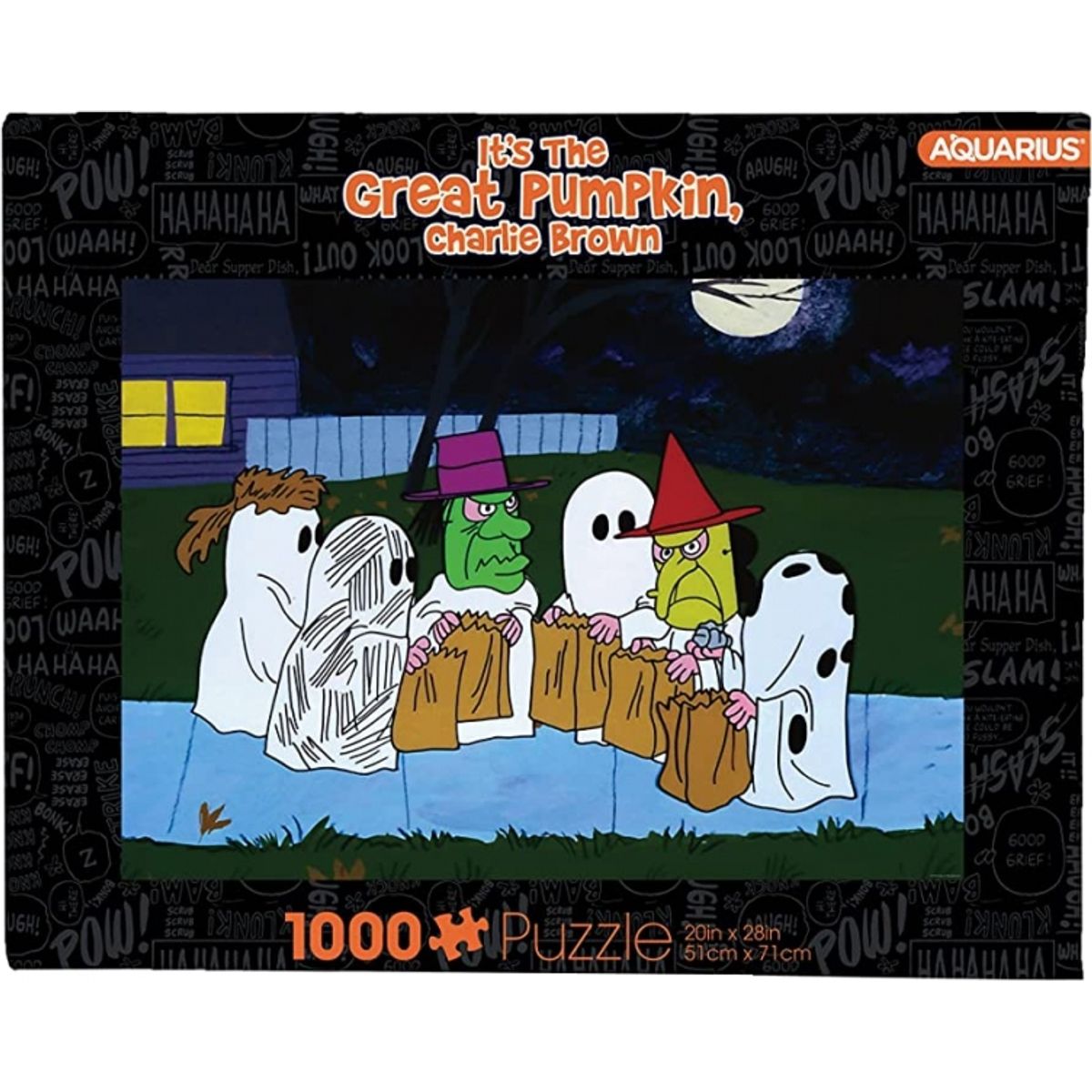 AQUARIUS - AQUARIUS 57699 PEANUTS TRICK OR TREAT 1000 PIEZAS PUZZLE