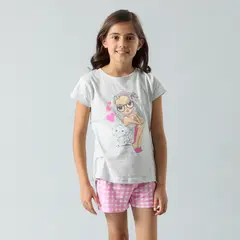 FLORES - Pijama 2P M/Corta - Short