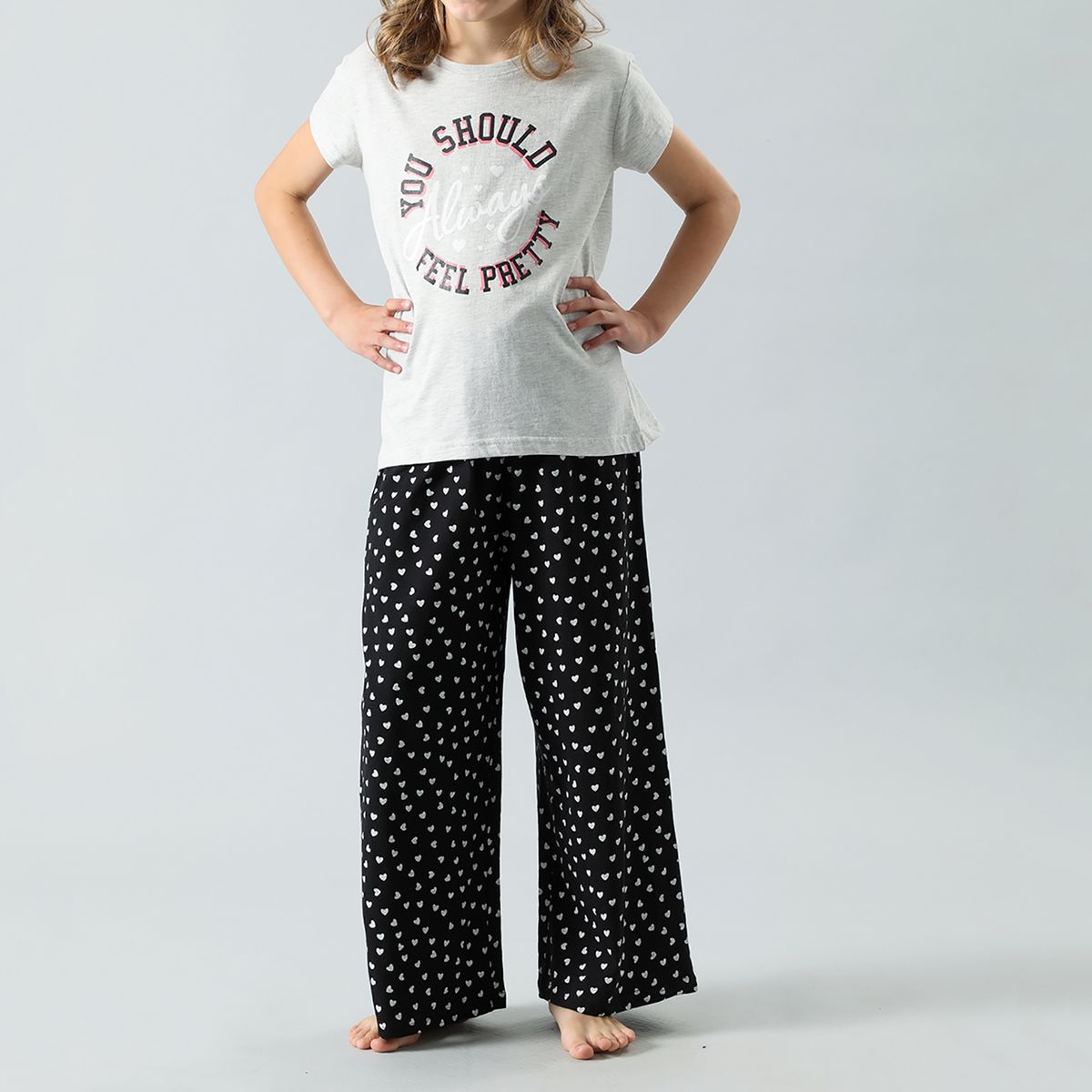 FLORES - Pijama 2P M/Corta - Pantalon