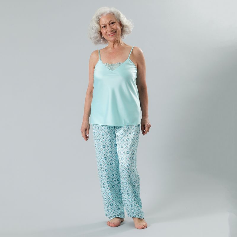 FLORES - Set Pabilo + Pantalon Satin Print