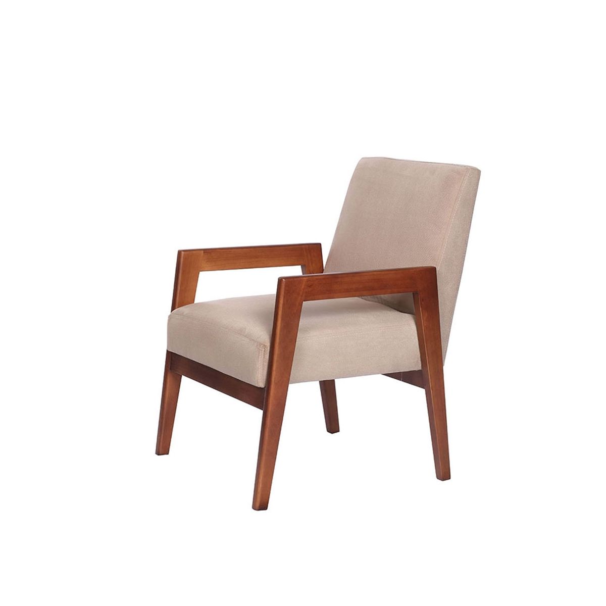 LATAM HOME - Sitial Frankfurt Tela Velvet Beige