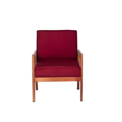 LATAM HOME - Sitial Frankfurt Tela Velvet Burdeo