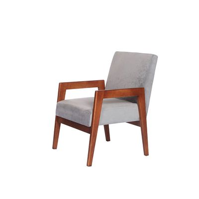 Imagen 2 del producto Sitial Frankfurt Gris Tela Velvet