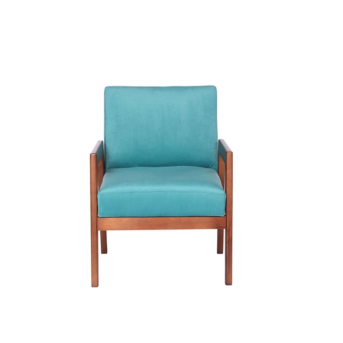 LATAM HOME - Sitial Frankfurt Tela Velvet Turquesa