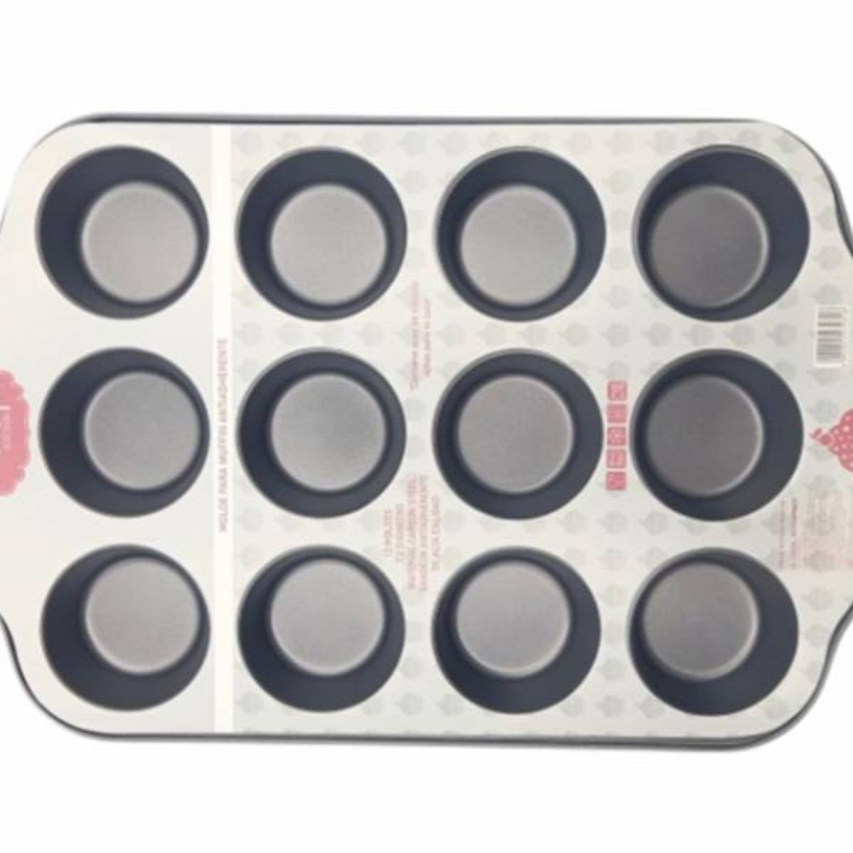 KEEP - MOLDE MUFFIN CAKES DE  12 UNIDADES 45 x 29 x 5 x 0,4 CM KEEP