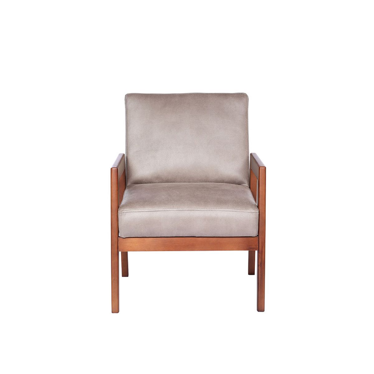 LATAM HOME - Sitial Frankfurt Cuero Kentucky Gris