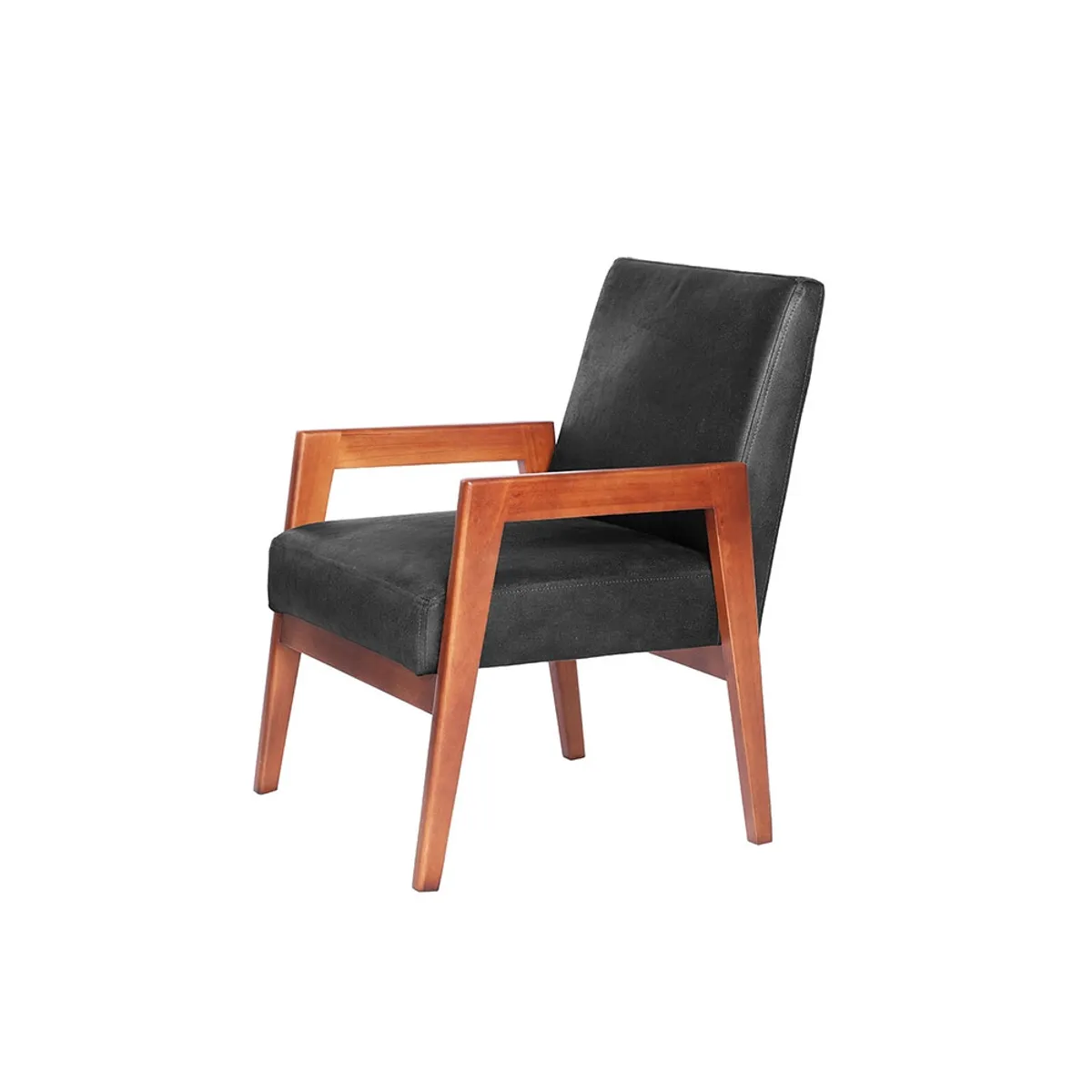 LATAM HOME - Sitial Frankfurt Cuero Kentucky Negro