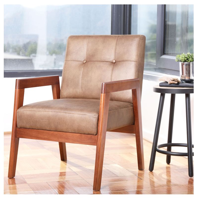 LATAM HOME - Sitial Munich Cuero Kentucky Beige