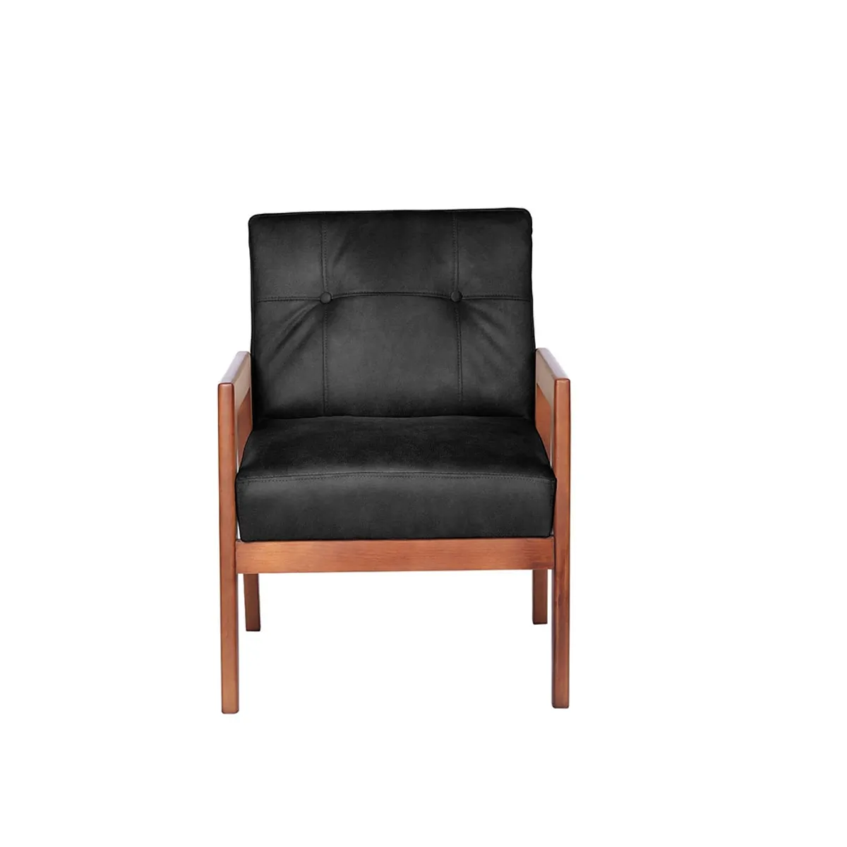 LATAM HOME - Sitial Latam Home Munich Negro Con Base De Madera