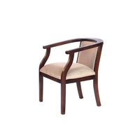 Sitial Stuttgart Tela Velvet Beige Y Madera