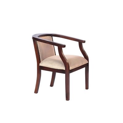 Imagen 2 del producto Sitial Stuttgart Tela Velvet Beige Y Madera