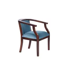 LATAM HOME - Sitial Stuttgart Tela Velvet Azul Petroleo