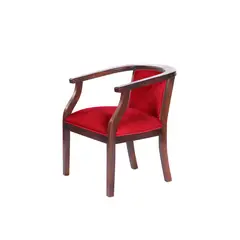 LATAM HOME - Sitial Stuttgart Cuero Kentucky Rojo