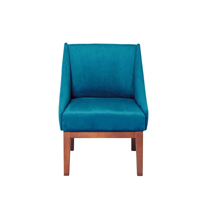 LATAM HOME - SITIAL BERLIN  TELA VELVET AZUL PETROLEO