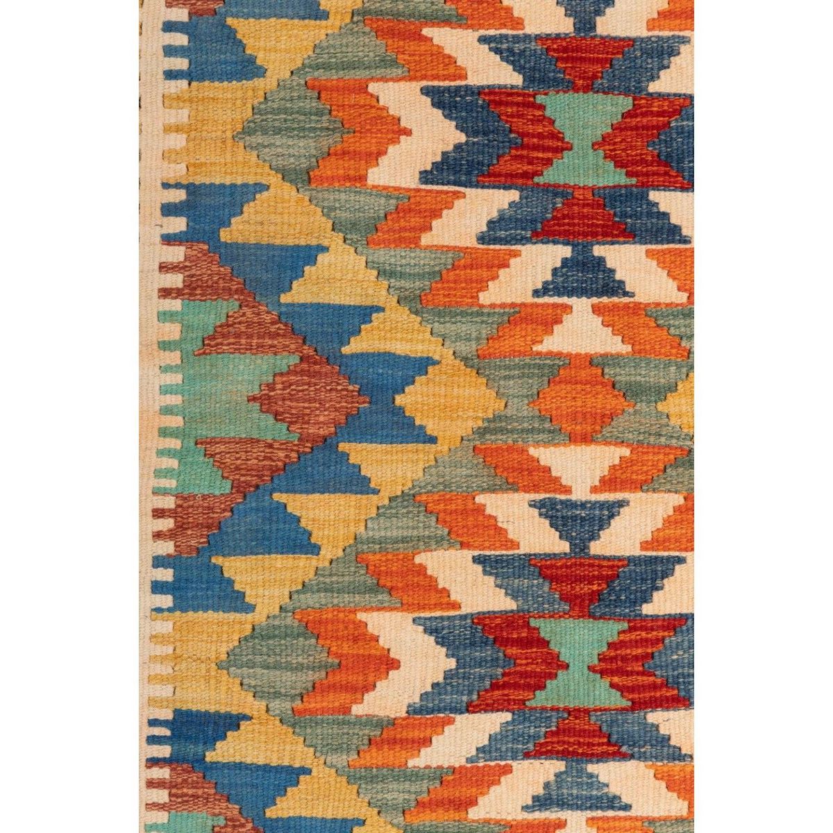 BAZHARS - ALFOMBRA BAZHARS 126X085 CM ARTESANAL KILIM VEGI