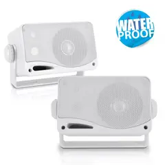 PYLE - Parlante interior y exterior de 200 watts Blancos