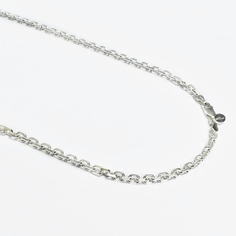 ROSETT - Cadena tejido limada 60 cm Plata ley 925