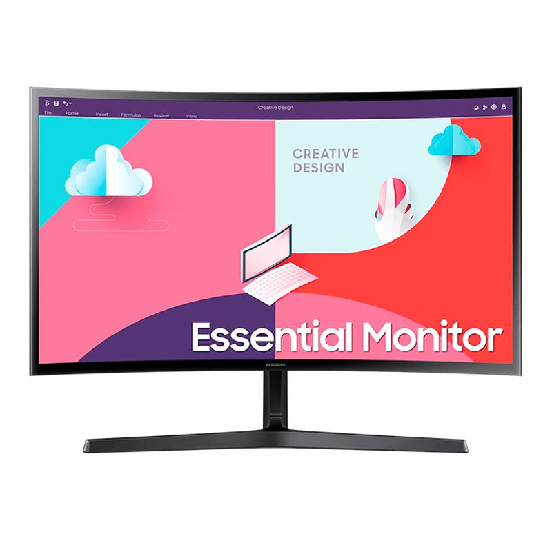 SAMSUNG - Monitor Curvo Samsung S24C366EAL 24“ Full HD 4Ms 75Hz
