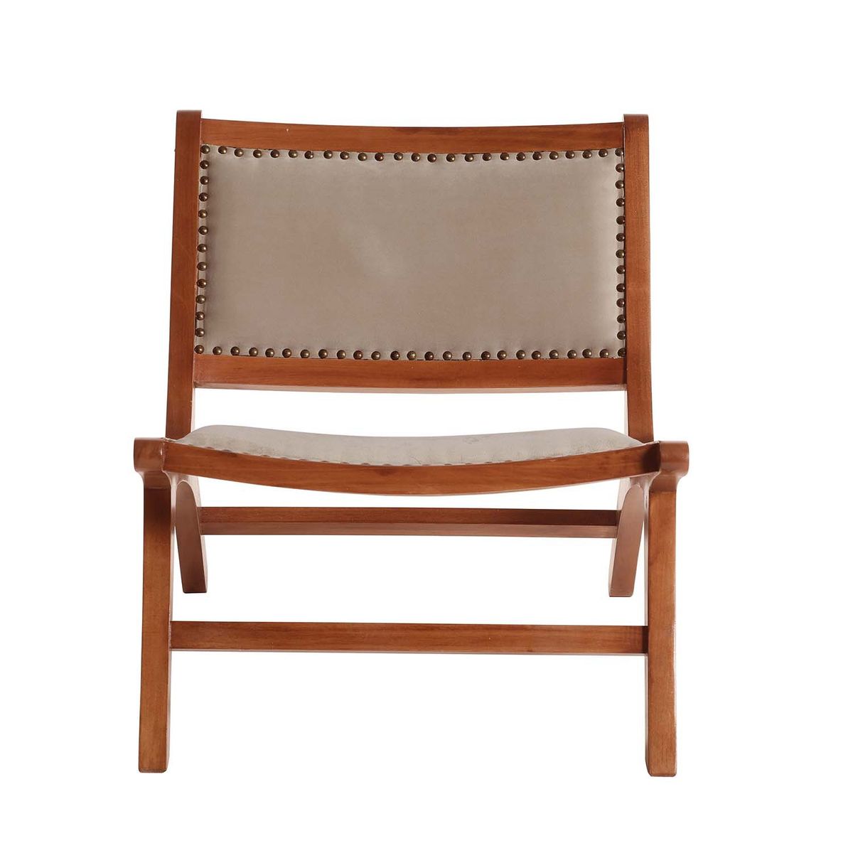 LATAM HOME - Sitial Hannover Tela Velvet Beige