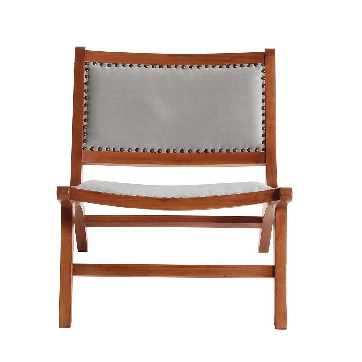 LATAM HOME - Sitial Hannover Tela Velvet Gris